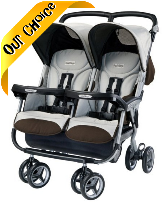 Our choice model: Peg Perego Aria Twin Stroller by Peg Perego